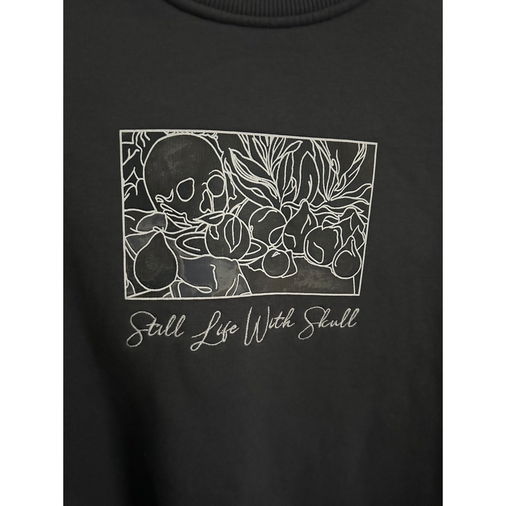 Primark Paul Cezanne Still Life With Skull Sweatshirt XS Oversized Art Graphic